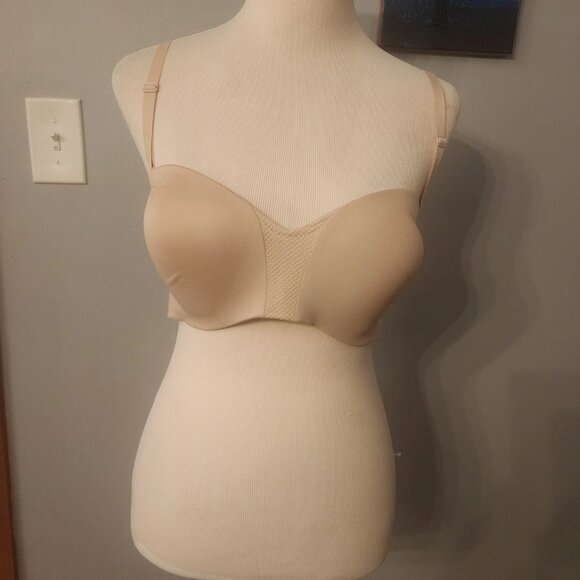 Maidenform Self Expressions Women's Size 34D Wireless Strapless Bra SE0015 Nude - Picture 1 of 12